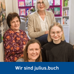 Foto mit vier Frauen, die Buchhändlerinnen